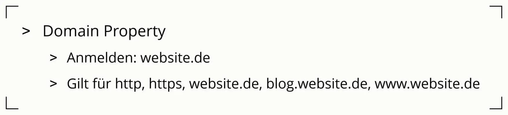 Auswahl der Property-Art in der GSC